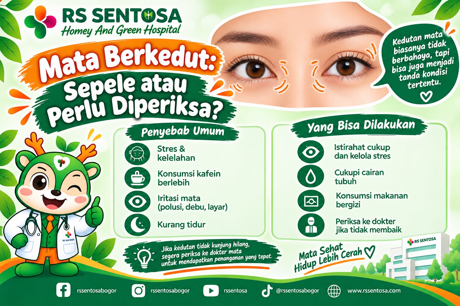 Mata Sering Berkedut? Kenali Penyebab dan Cara Mengatasinya